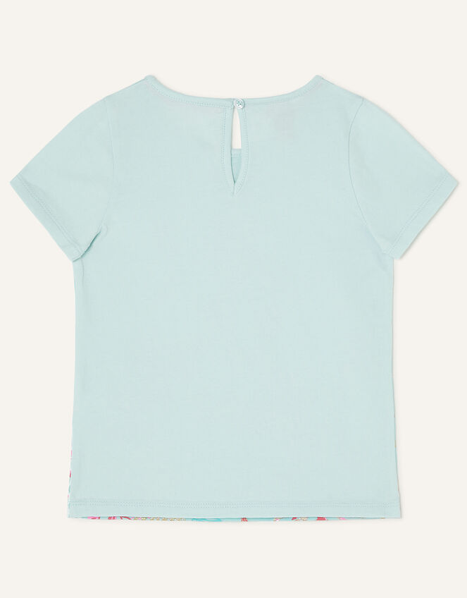 Mermaid Scene Tee, Blue (AQUA), large