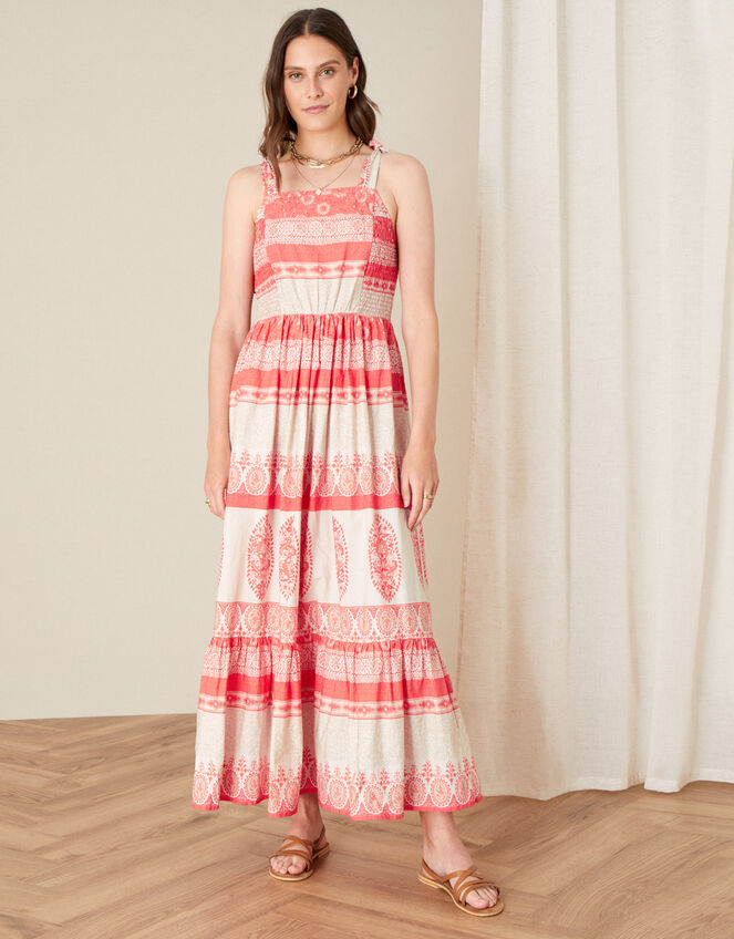 Andora Printed Dress, Red (RED), large