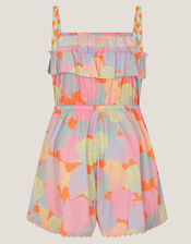 Shell Print Strappy Playsuit, Multi (MULTI), large