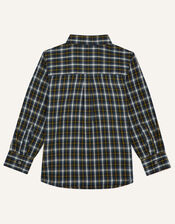 Check Overshirt, Blue (NAVY), large