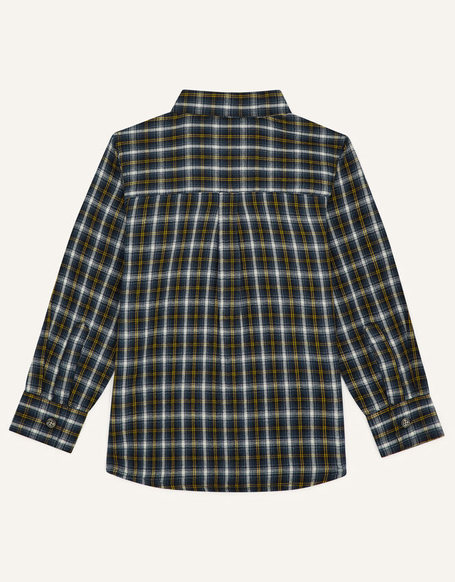 Check Overshirt, Blue (NAVY), large
