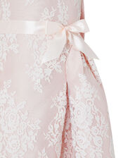 Valeria Lace Occasion Dress, Orange (PEACH), large