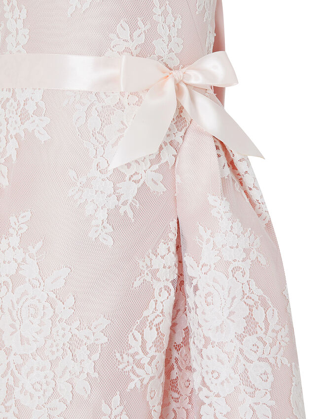 Valeria Lace Occasion Dress, Orange (PEACH), large