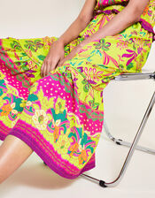 Vita Floral Dress, Green (LIME), large