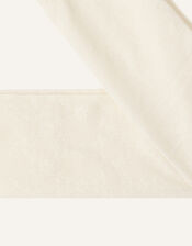 Baby Floral Lacey Tights, Ivory (IVORY), large
