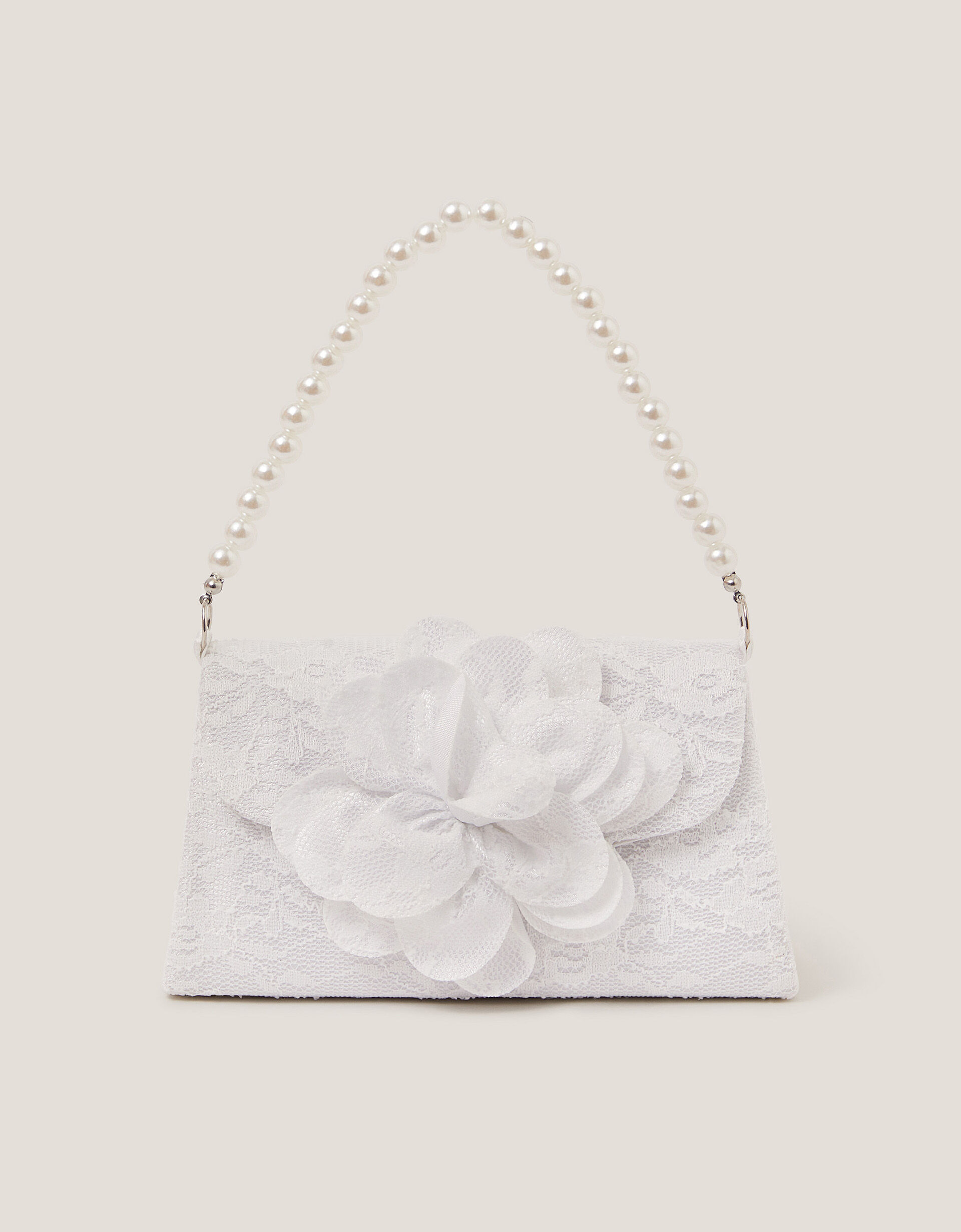 Mini Flower Lace Bridesmaid Bag | Accessories | Monsoon UK.