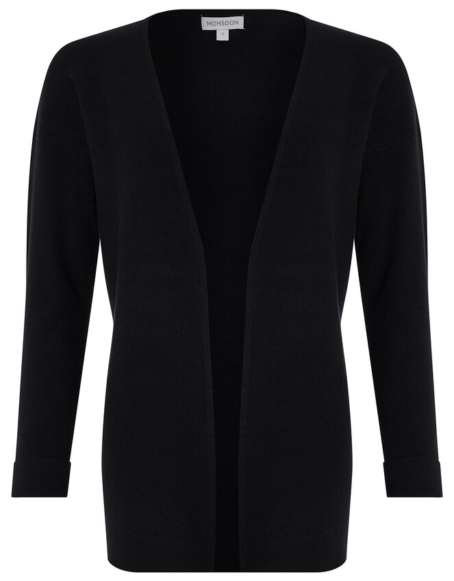 Yasmin Cardigan with Sustainable Viscose, Black (BLACK), large