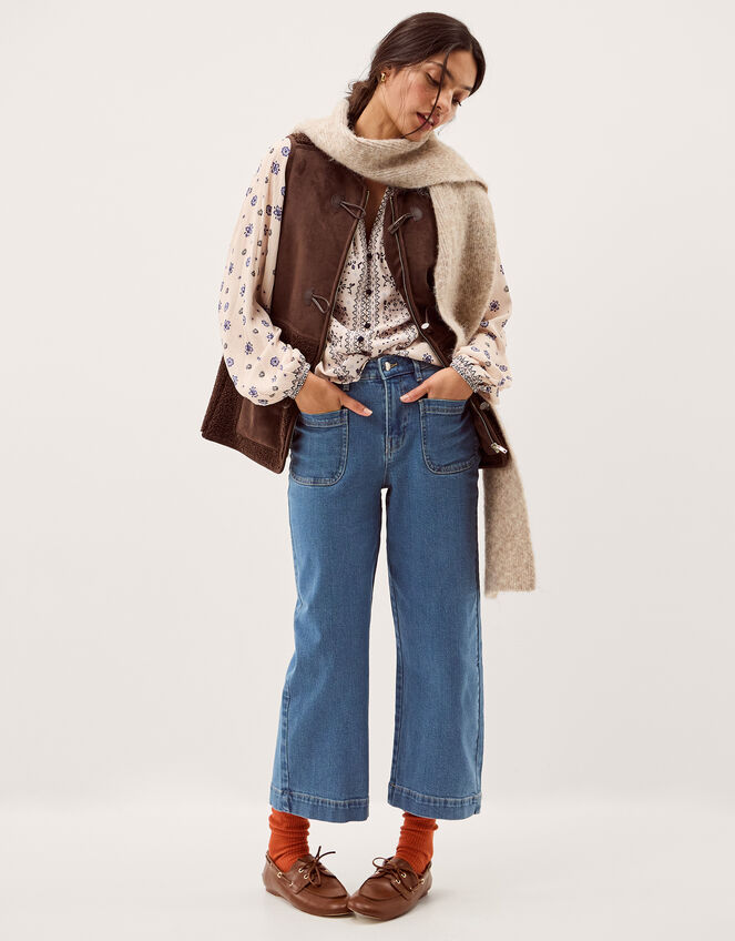 Arlo Regular Cropped Jeans Blue