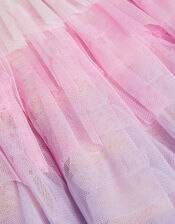 Baby Butterfly Ombre Disco Dress, Pink (PINK), large
