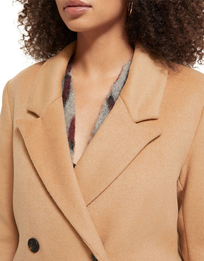 Scotch and Soda Double-Breasted Coat, Camel (CAMEL), large