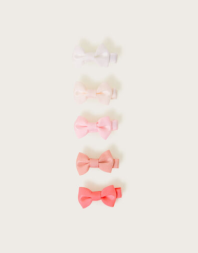 Ballet Bow Hair Clips 5 Pack, , large