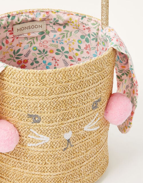 Ditsy Bunny Basket Bag, , large