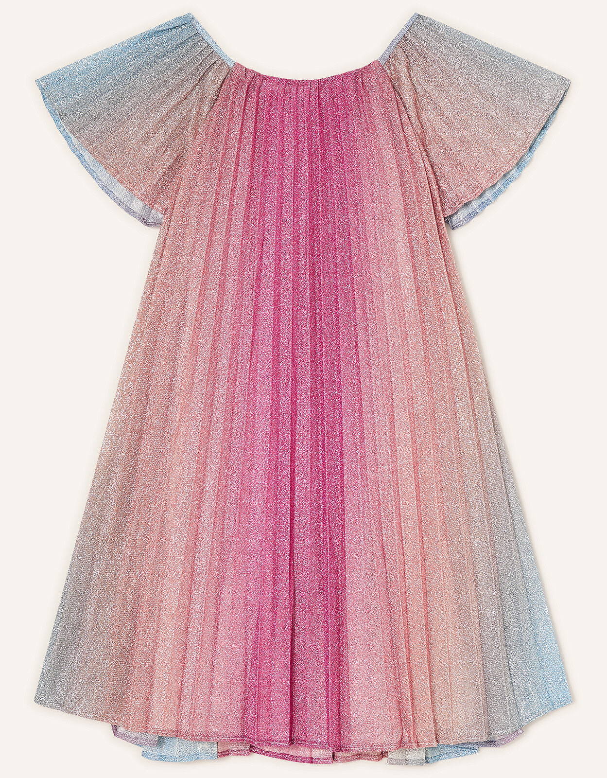 Rainbow accordion dress uk outlet