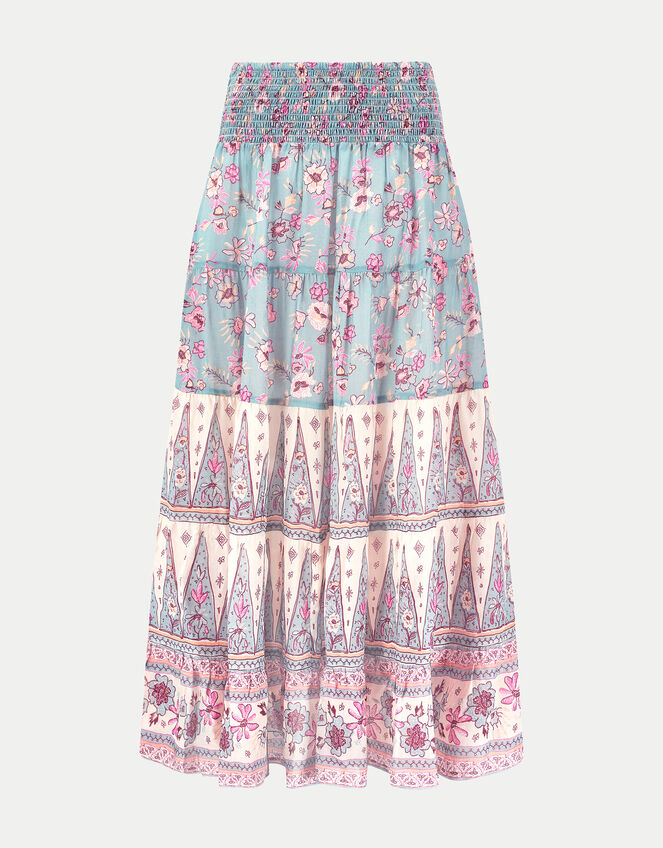 East Clementine Maxi Skirt, Green (MINT), large