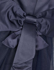 Baby Tulle Skirt Bridesmaid Dress, Blue (NAVY), large