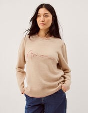 Ami Amour Jumper, Natural (NATURAL), large