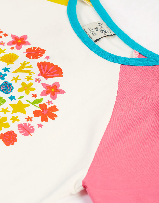 Frugi Raglan T-Shirt , White (WHITE), large