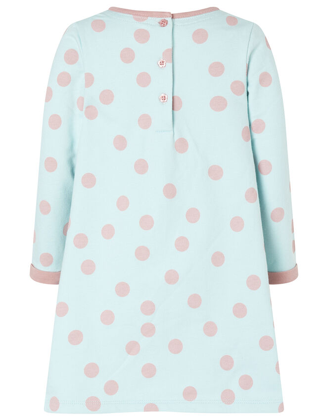 Baby Lamb Set in Organic Cotton, Blue (AQUA), large