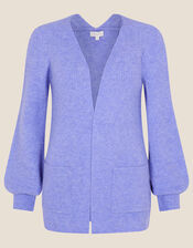 Nela Cosy Pocket Cardigan, Blue (BLUE), large