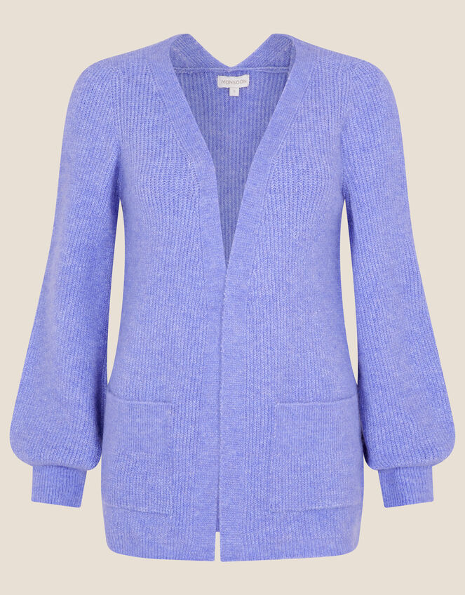 Nela Cosy Pocket Cardigan, Blue (BLUE), large