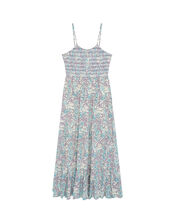 Maison Hotel Lulu Sleeveless Floral Midi Dress, Blue (BLUE), large