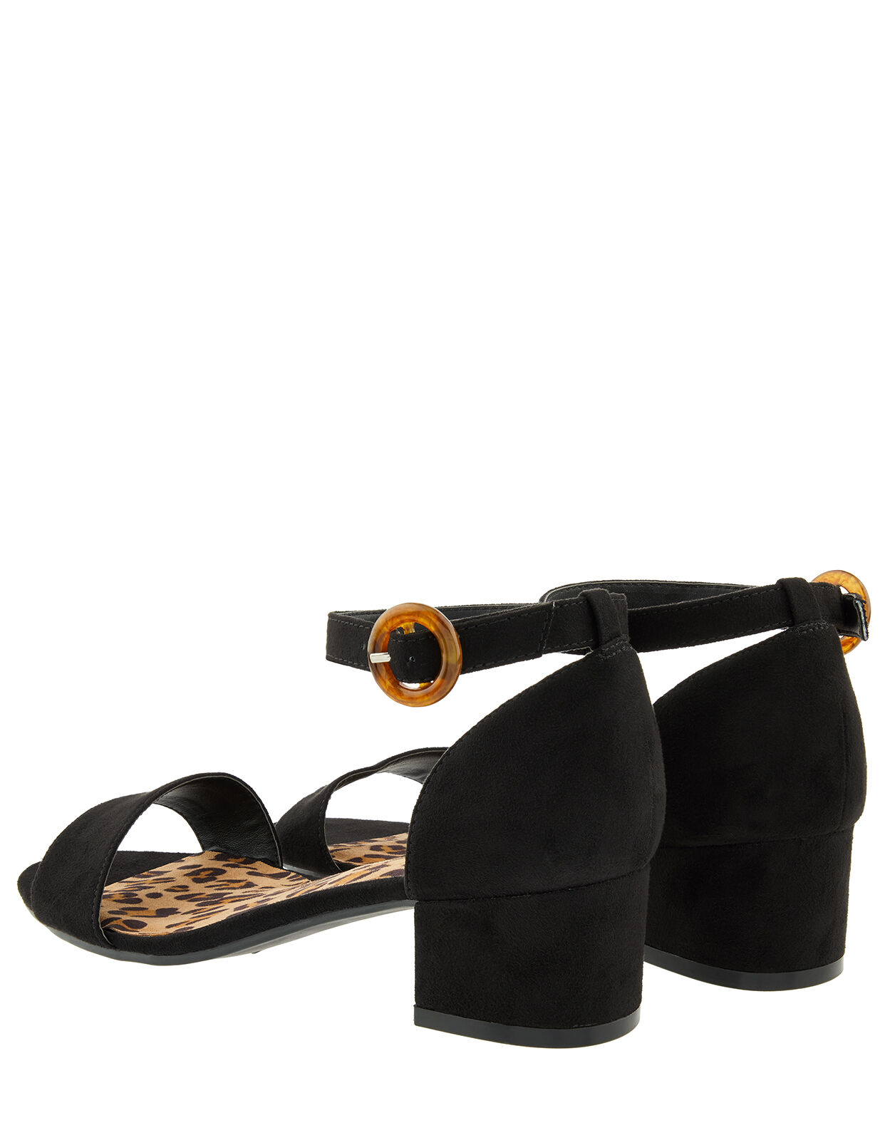 Black low heel sandals uk store