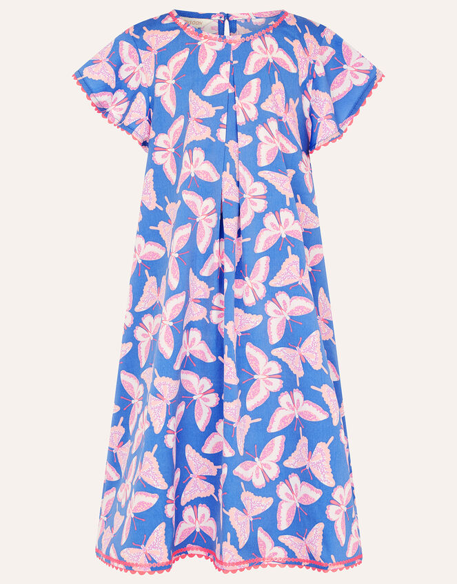 Butterfly Swing Dress, Blue (BLUE), large