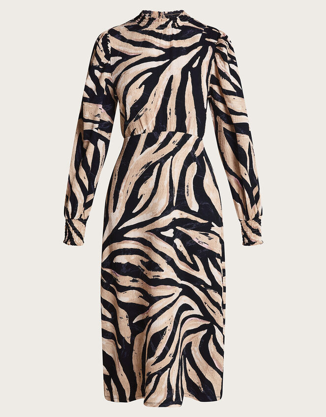 Animal Print Dress Black | Midi Dresses | Monsoon UK.