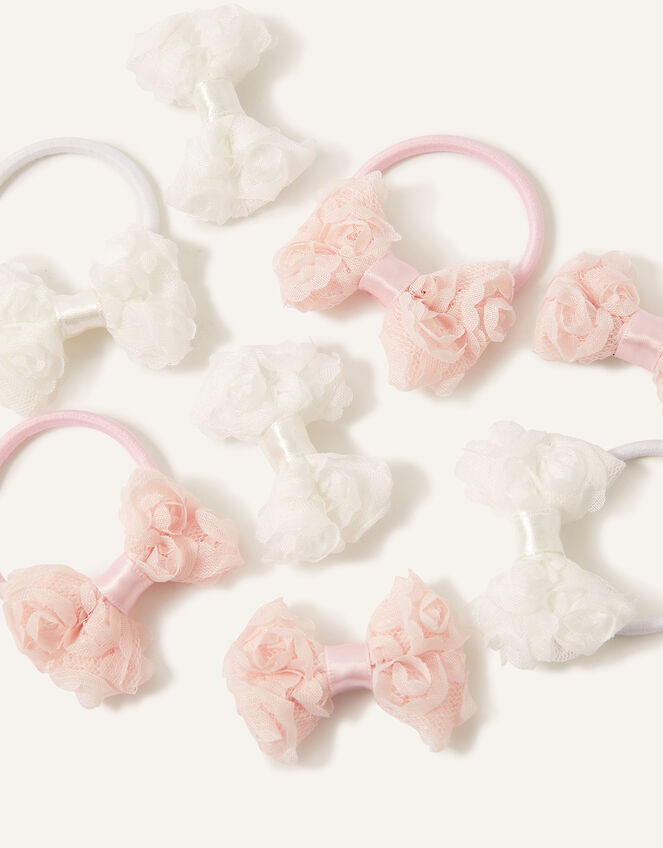 Bridesmaid Rosette Hair Set, , large