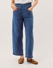 Harper Regular Wide Leg Jeans, Blue (DENIM BLUE), large