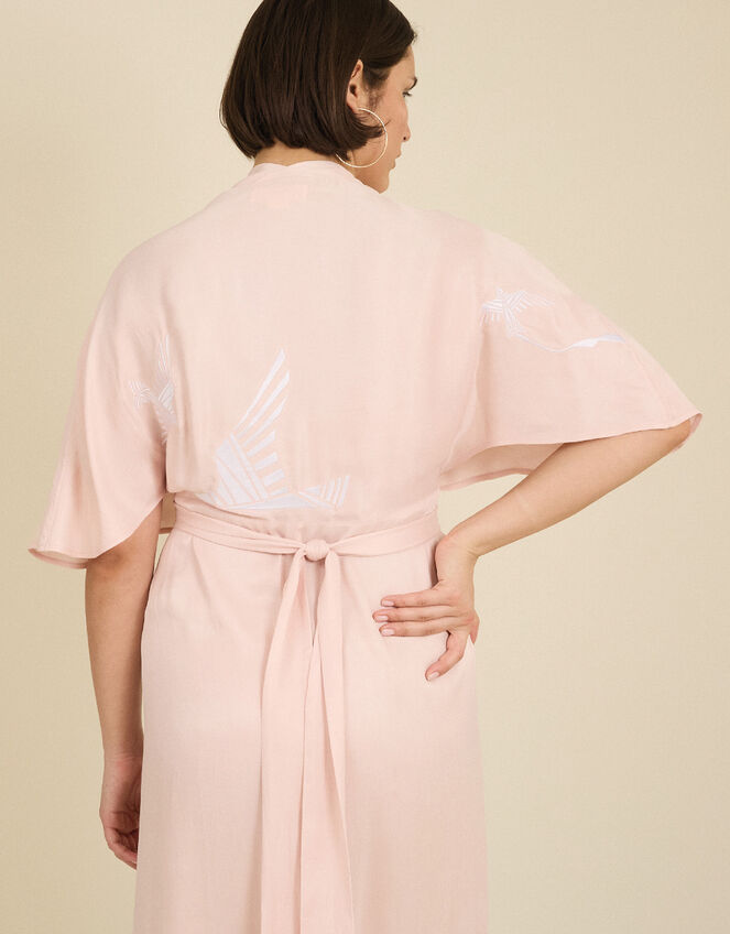 Tallulah and Hope Longer-Length Tie Dress , Pink (PINK), large