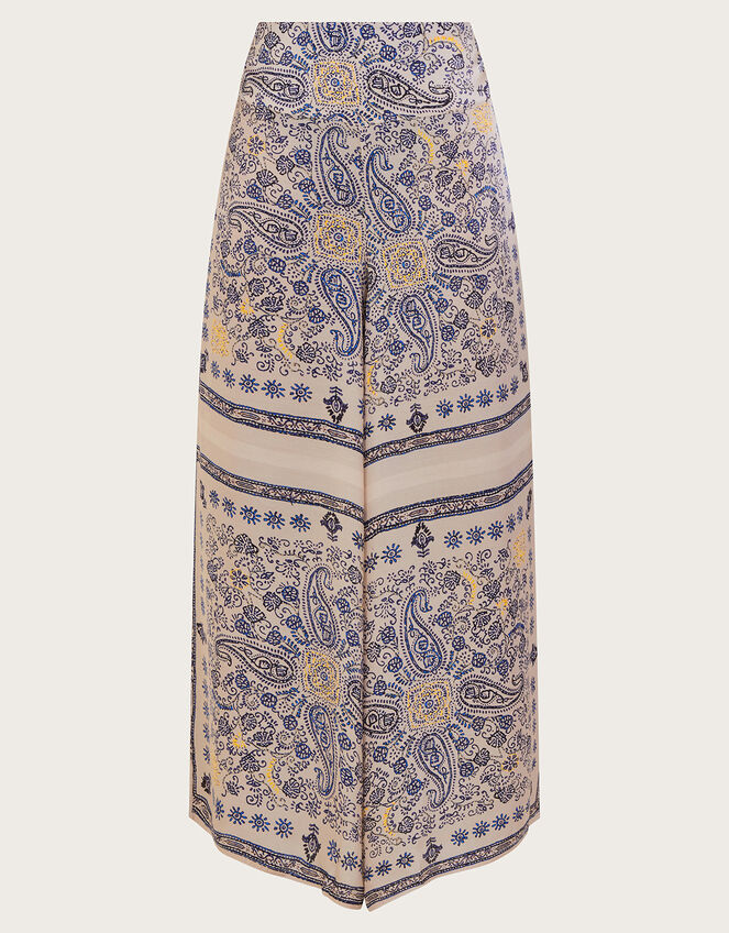 One Hundred Stars Mehndi Print Trousers, Blue (BLUE), large