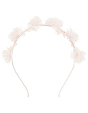 Pom Lacey Flower Headband, , large