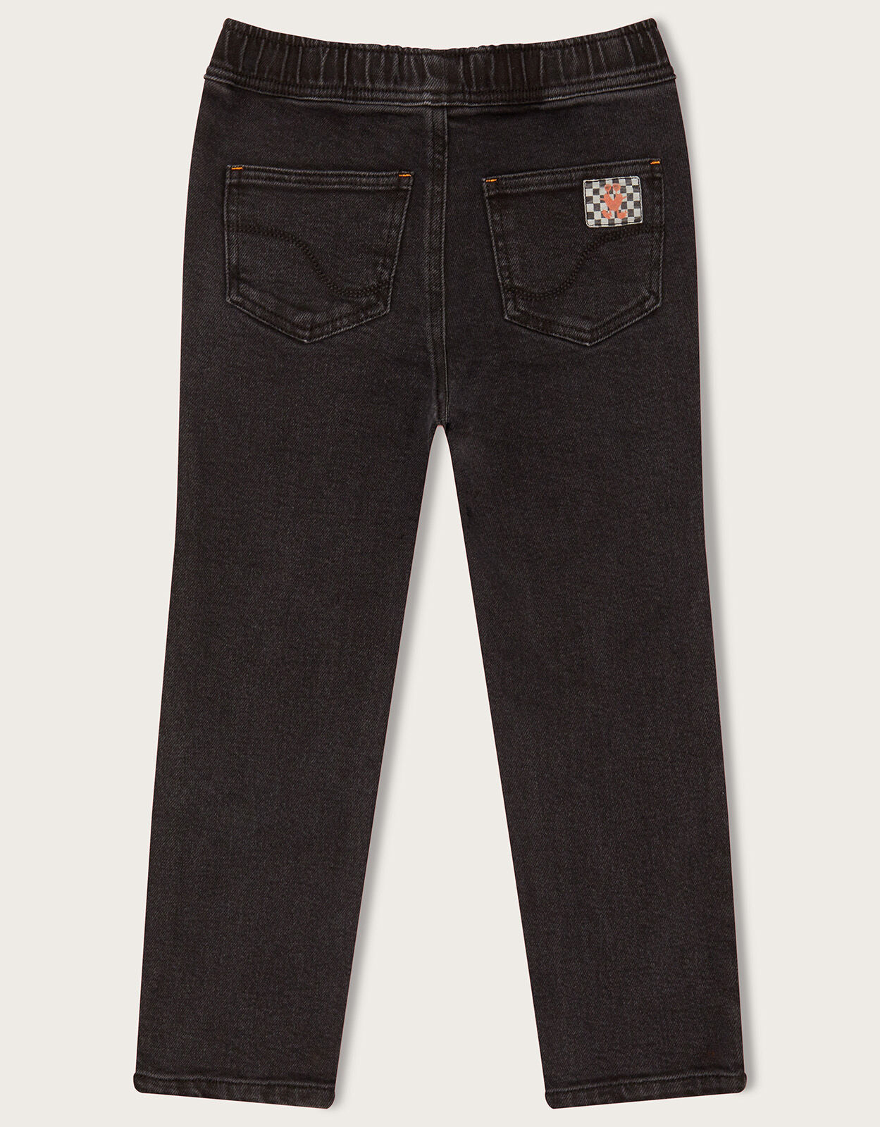 Pull on denim jeans clearance