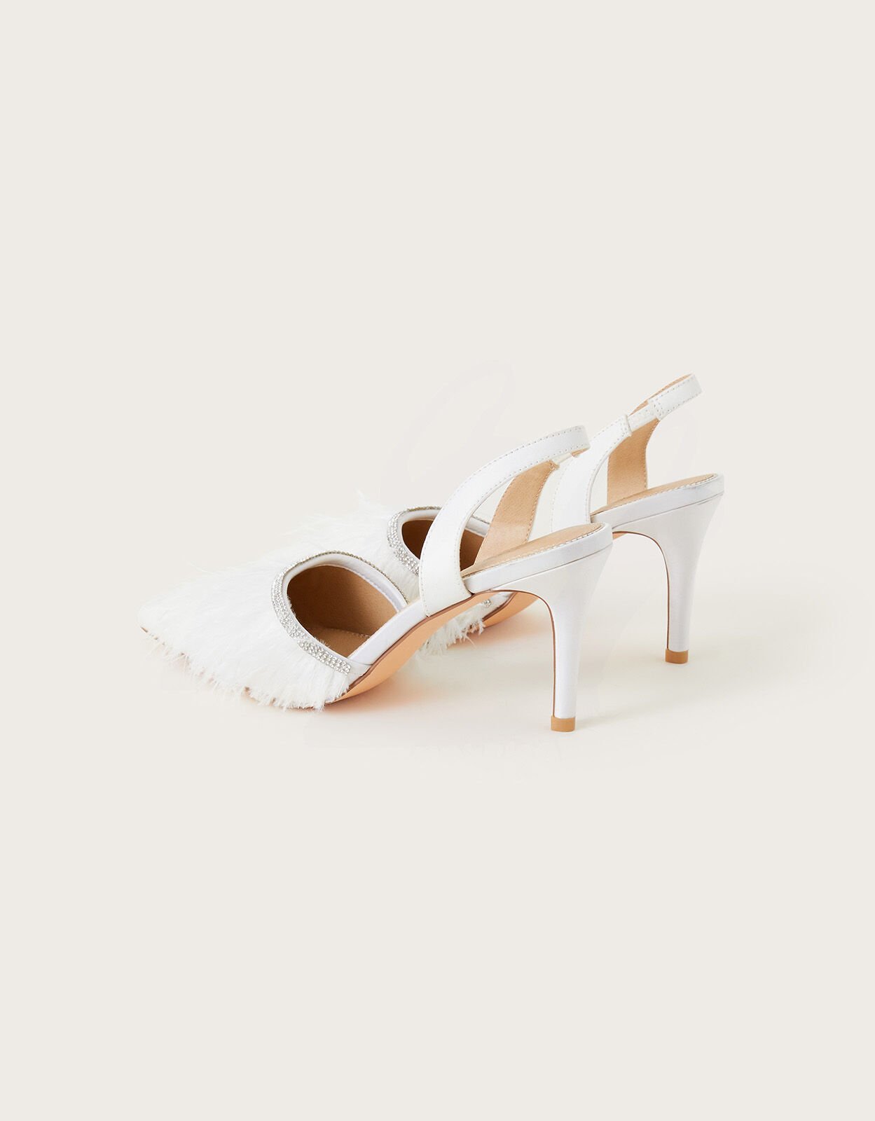 Marabou heel slippers on sale