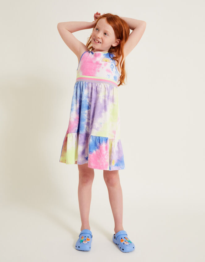 Tie Dye Print Dress, Multi (MULTI), large