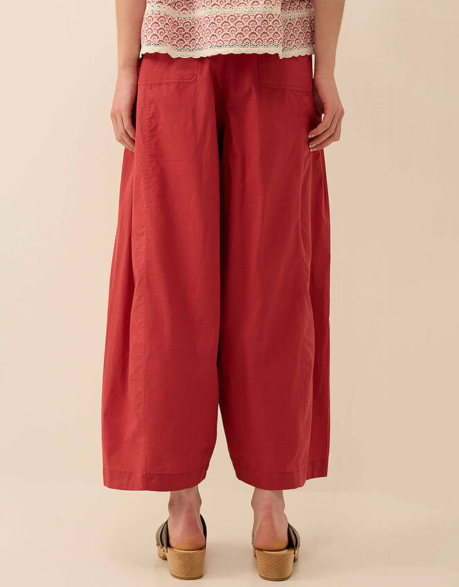 East Irina Cotton Embroidered Trousers Pink