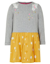 Baby Becca 2-in-1 Bunny Dress, Yellow (MUSTARD), large