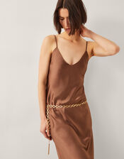 Loop Chain Tassel Belt, Gold (GOLD), large