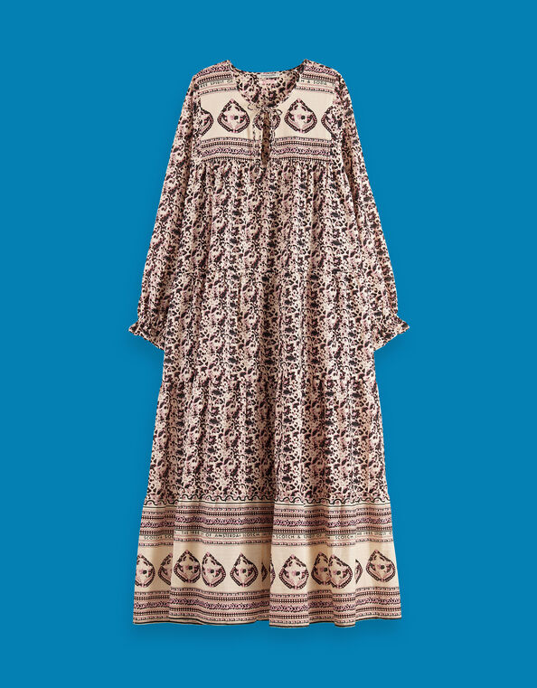 Scotch and Soda Print Maxi Dress, Multi (MULTI), large