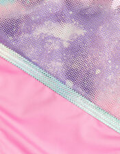 Marble Foil Print Tankini Set, Pink (PINK), large