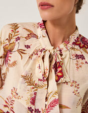 Yasmina Floral Print Blouse, Ivory (IVORY), large