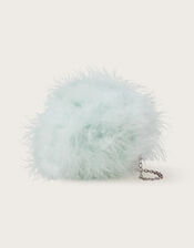 Faux-Fur Pom-Pom Bag, , large