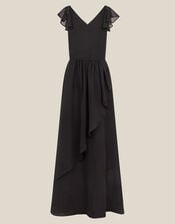 Indi Tie-Back Prom Dress, Black (BLACK), large