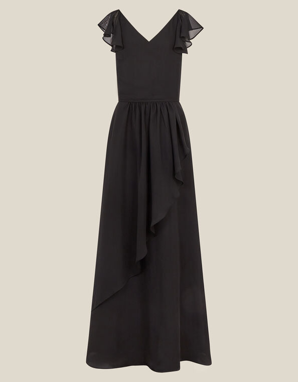 Indi Tie-Back Prom Dress, Black (BLACK), large