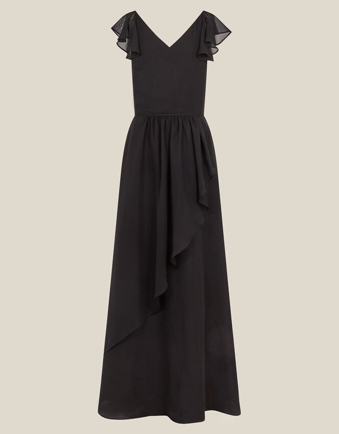 Indi Tie-Back Prom Dress, Black (BLACK), large