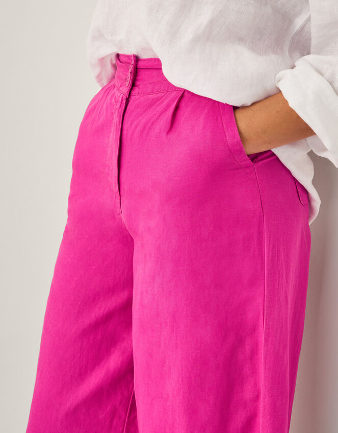 Frida Wide-Leg Trousers, Pink (PINK), large