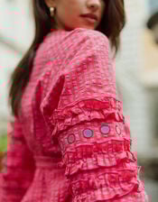 Sundress Magnolia Long Sleeve Frill Maxi Dress, , large