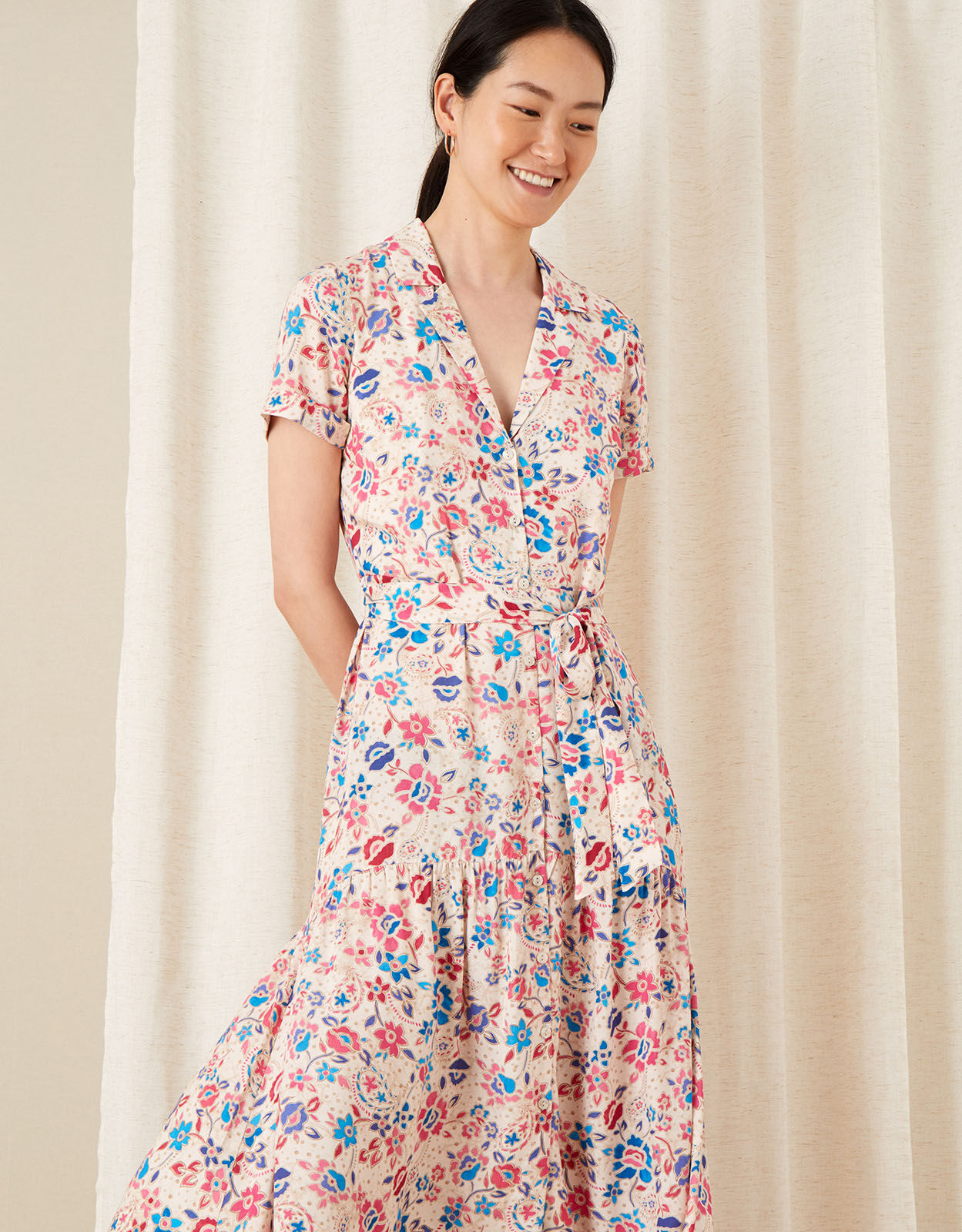 Floral shirt dresses uk online