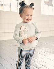 Baby Unicorn Sweatshirt and Leggings, Blue (BLUE), large